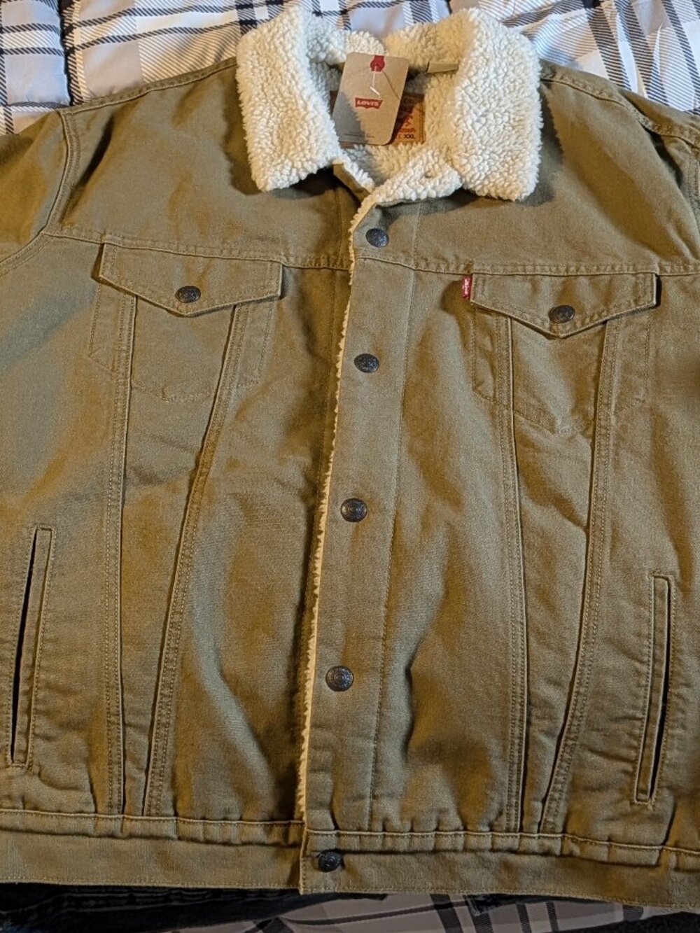 Levi Sherpa Lined Work Jacket XXL